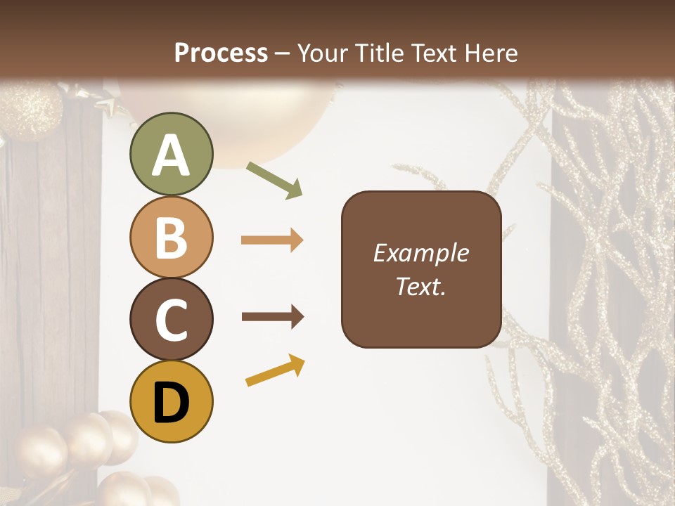 Brown Ball Branch PowerPoint Template