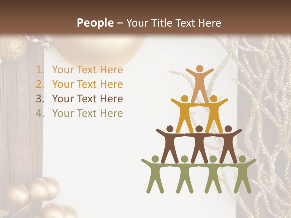 Brown Ball Branch PowerPoint Template