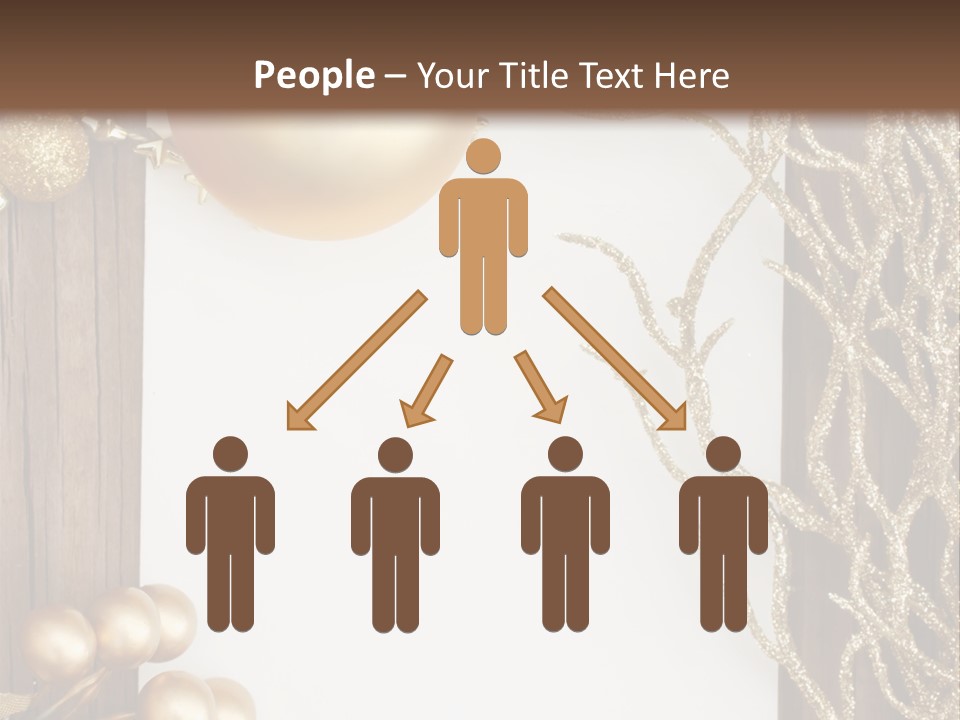 Brown Ball Branch PowerPoint Template