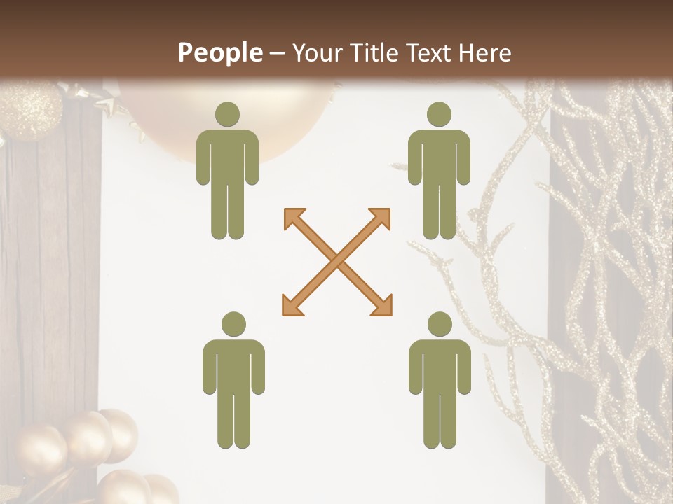 Brown Ball Branch PowerPoint Template