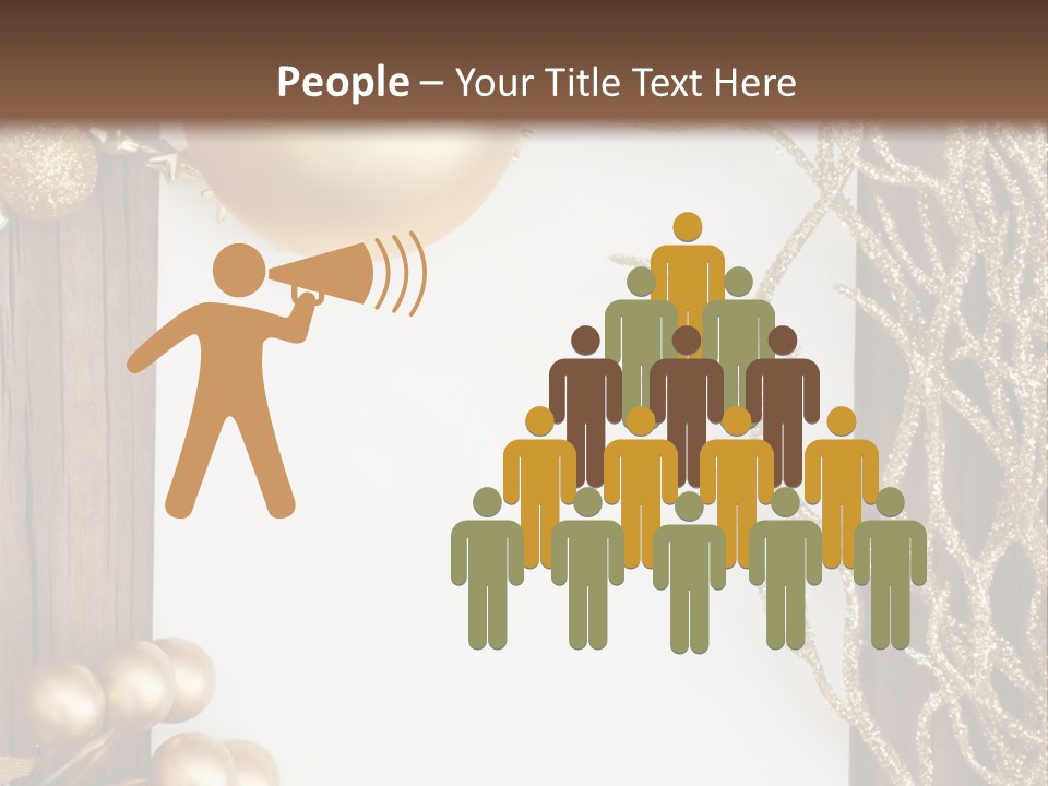 Brown Ball Branch PowerPoint Template