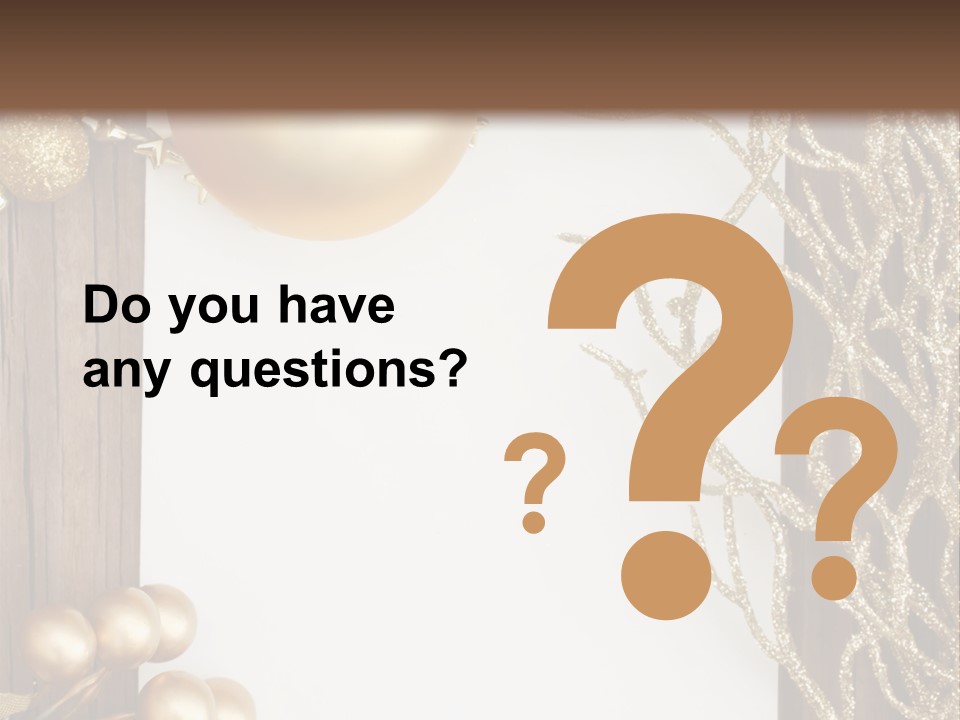 Brown Ball Branch PowerPoint Template