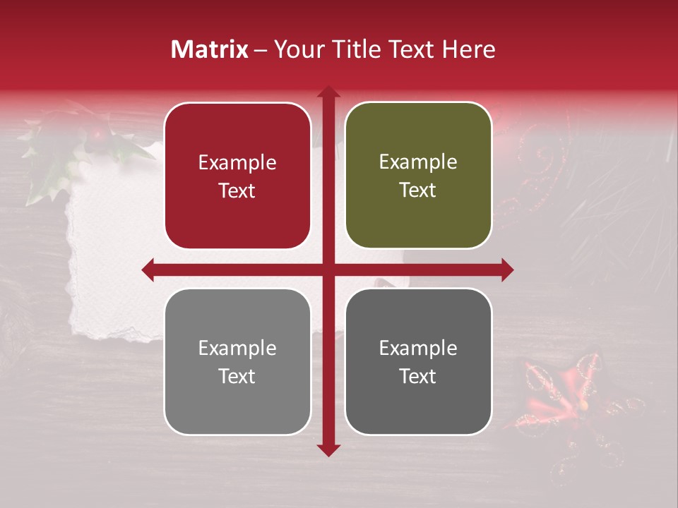 Fire Branch Santa PowerPoint Template