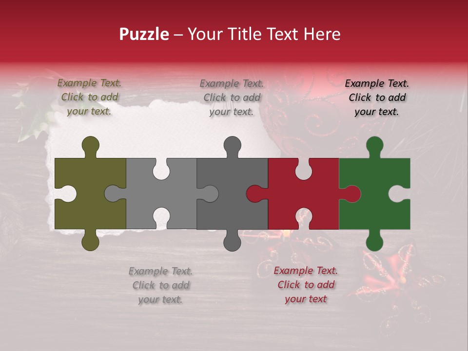 Fire Branch Santa PowerPoint Template