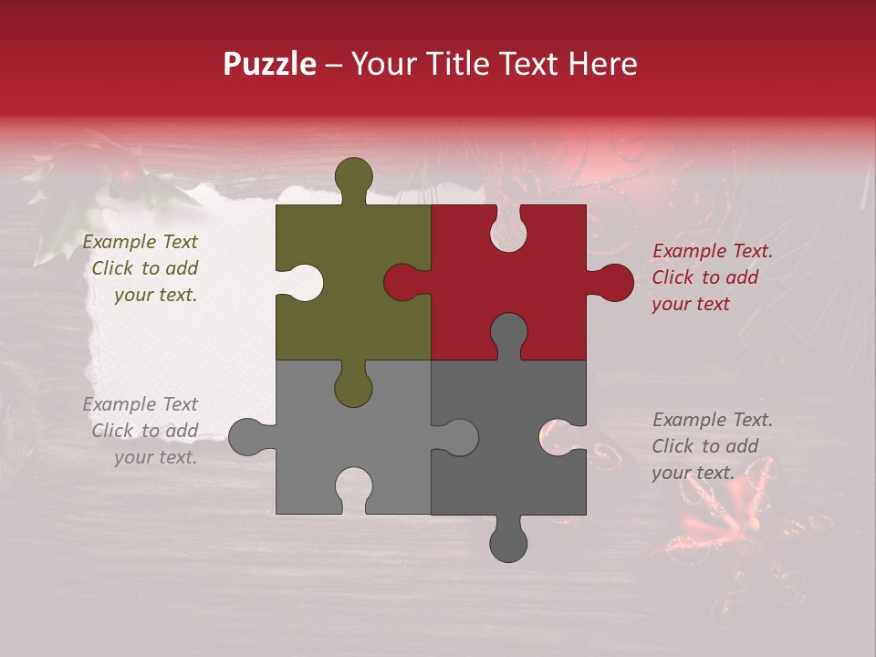 Fire Branch Santa PowerPoint Template