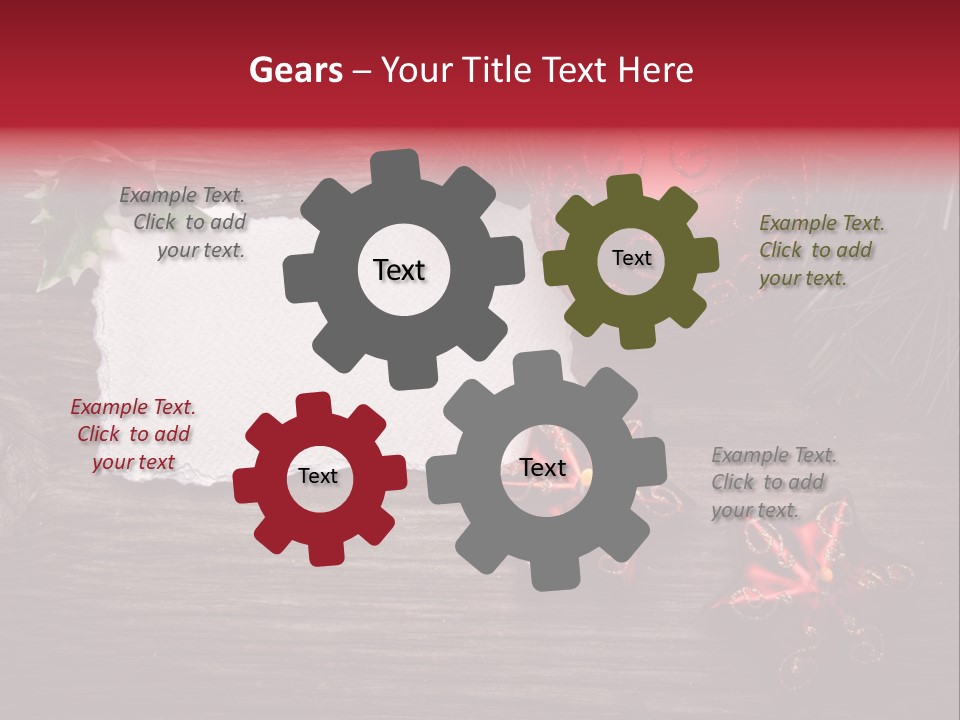 Fire Branch Santa PowerPoint Template