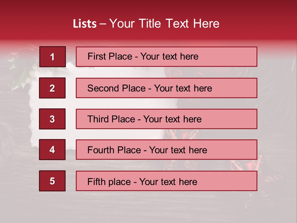 Fire Branch Santa PowerPoint Template