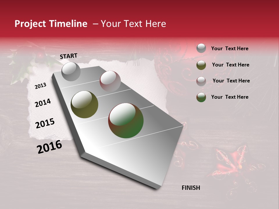 Fire Branch Santa PowerPoint Template