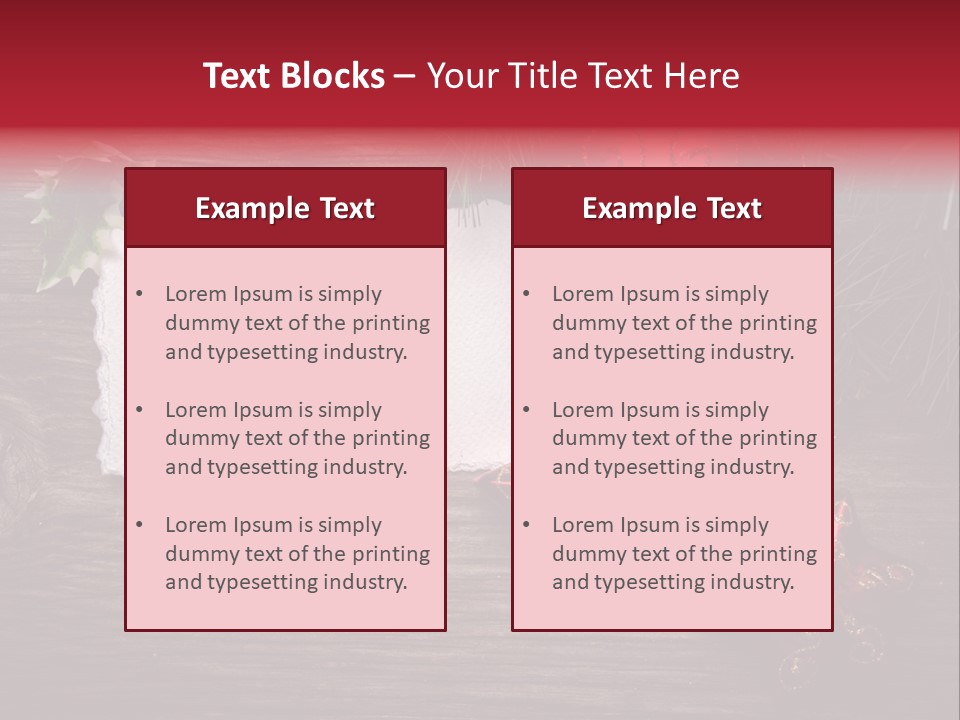 Fire Branch Santa PowerPoint Template