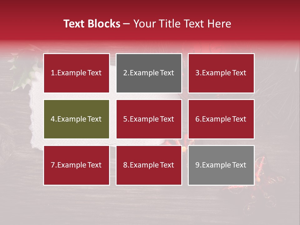 Fire Branch Santa PowerPoint Template