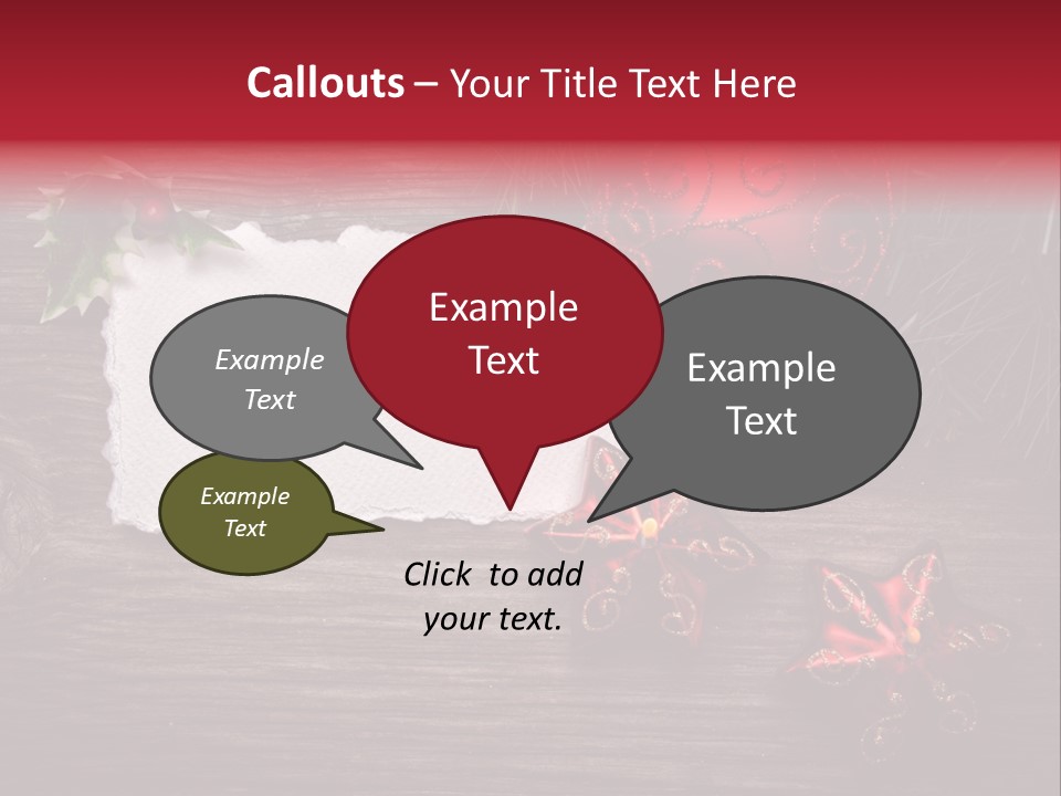 Fire Branch Santa PowerPoint Template