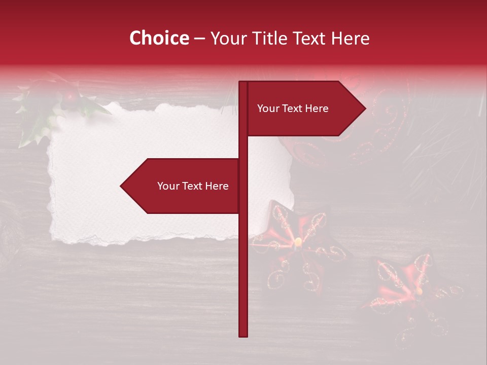 Fire Branch Santa PowerPoint Template