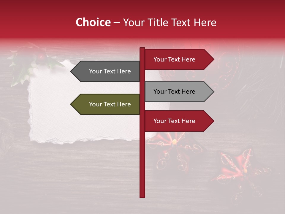 Fire Branch Santa PowerPoint Template