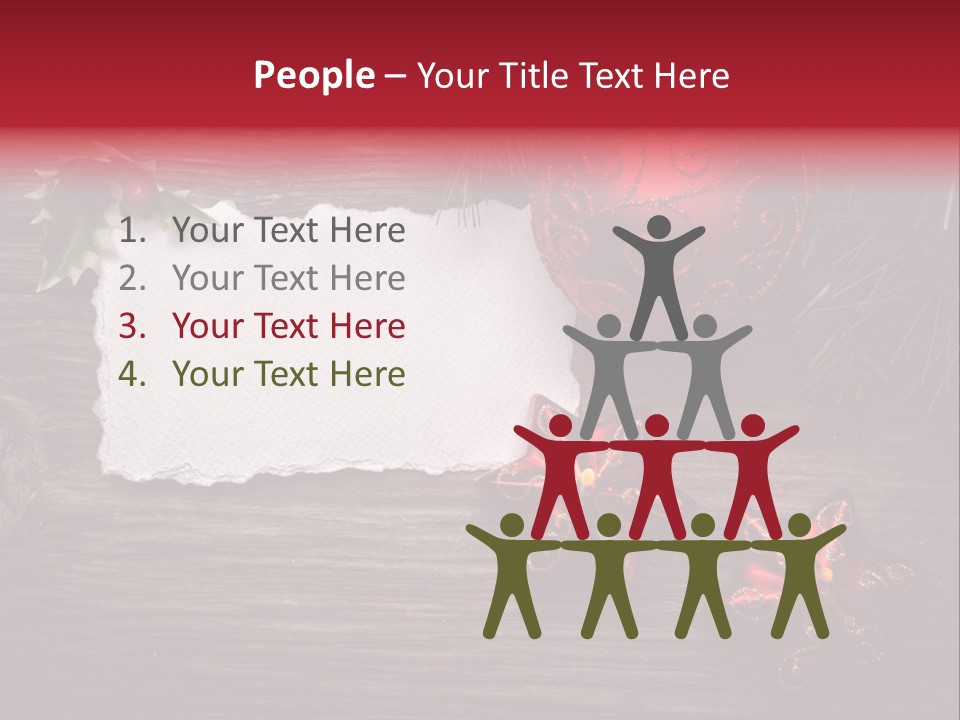 Fire Branch Santa PowerPoint Template