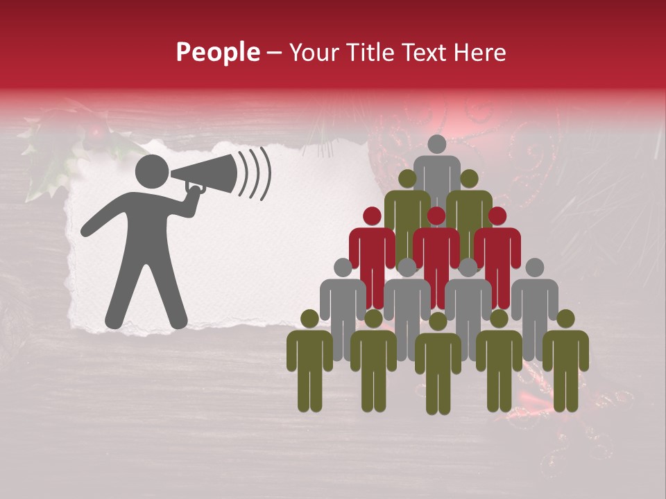 Fire Branch Santa PowerPoint Template