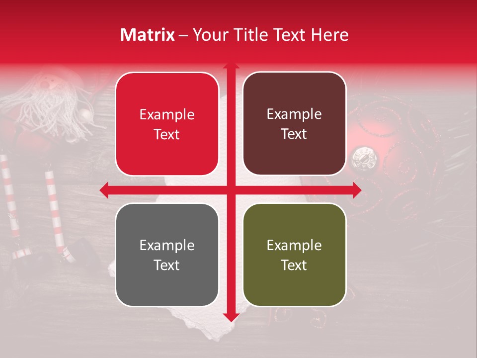 Celebration Xmas Message PowerPoint Template