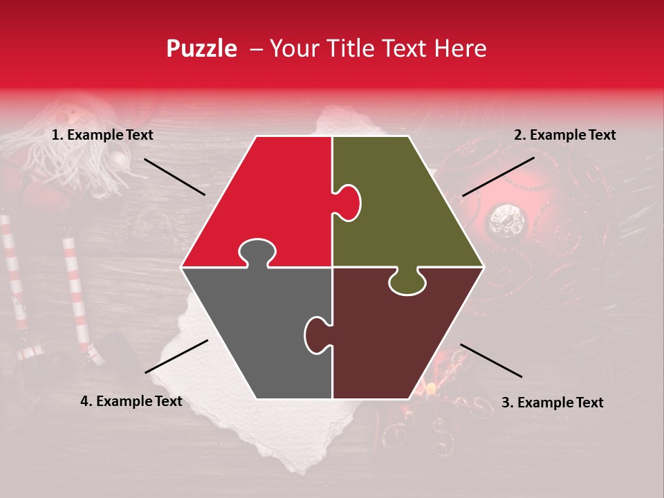 Celebration Xmas Message PowerPoint Template