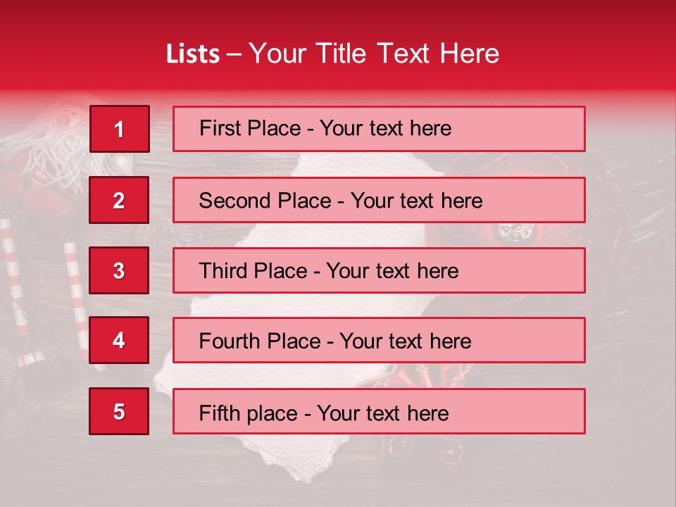 Celebration Xmas Message PowerPoint Template