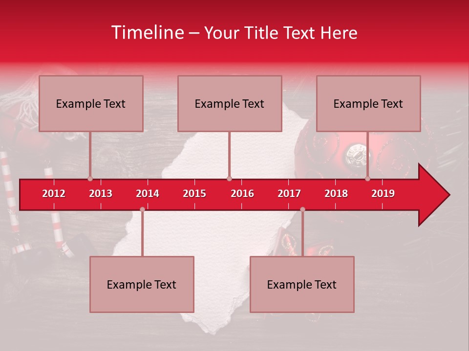 Celebration Xmas Message PowerPoint Template