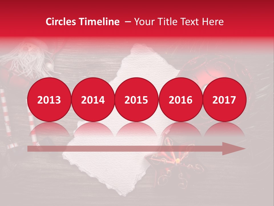 Celebration Xmas Message PowerPoint Template