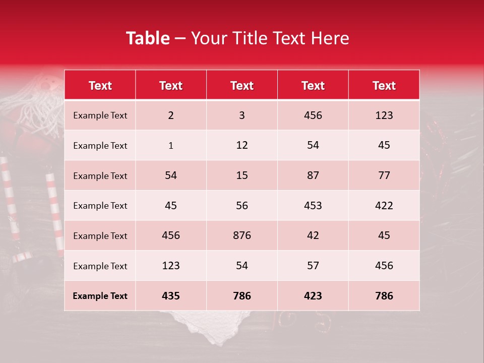 Celebration Xmas Message PowerPoint Template