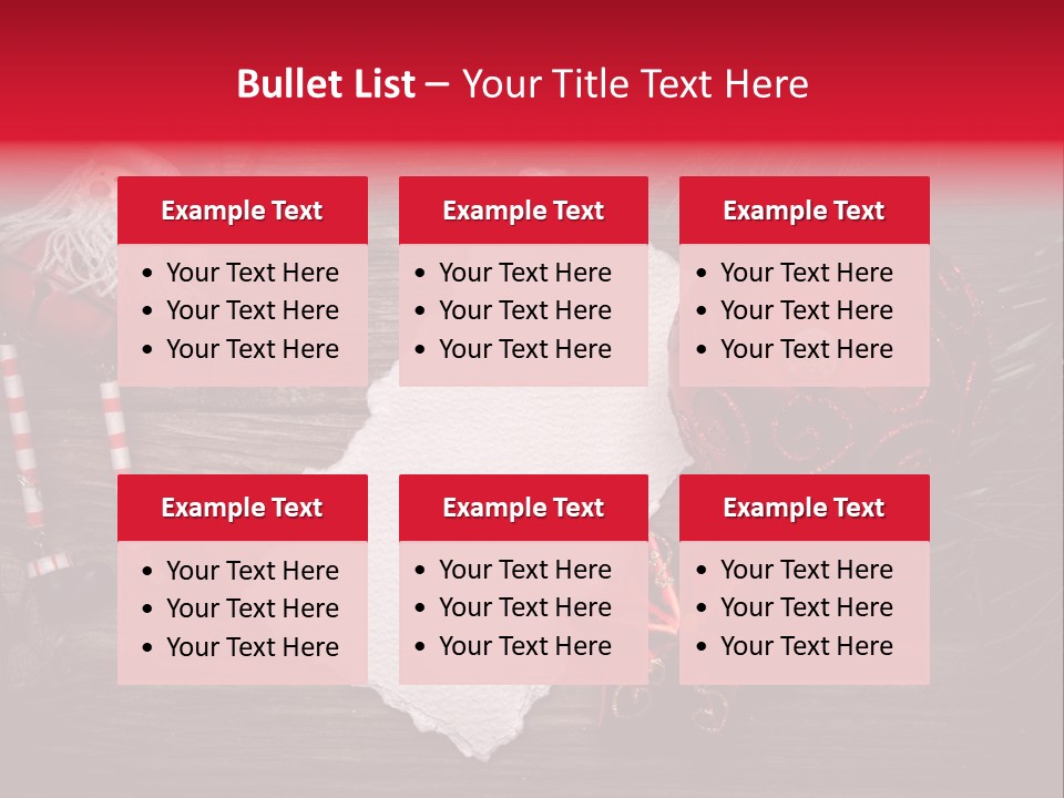 Celebration Xmas Message PowerPoint Template