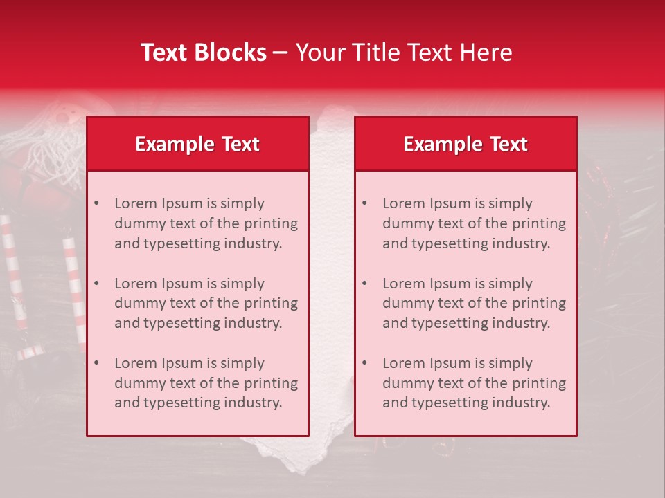 Celebration Xmas Message PowerPoint Template