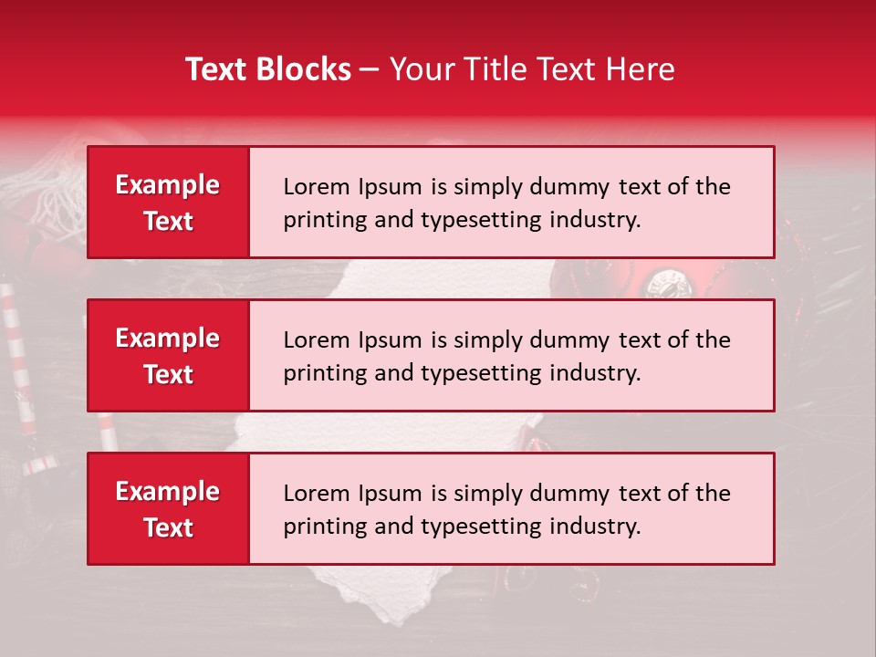 Celebration Xmas Message PowerPoint Template