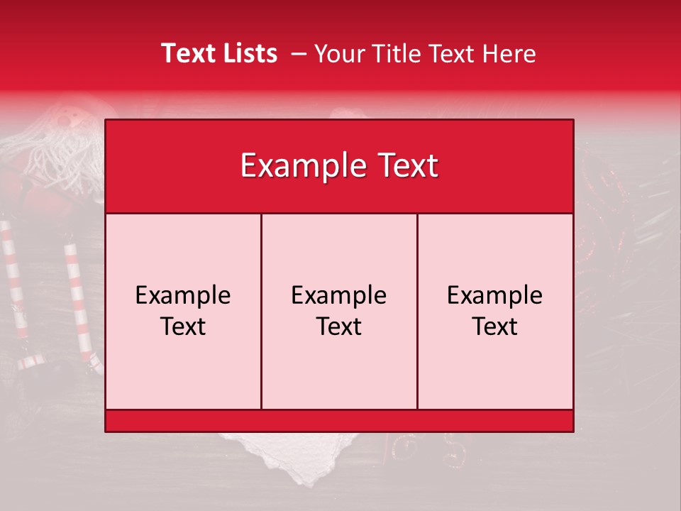Celebration Xmas Message PowerPoint Template