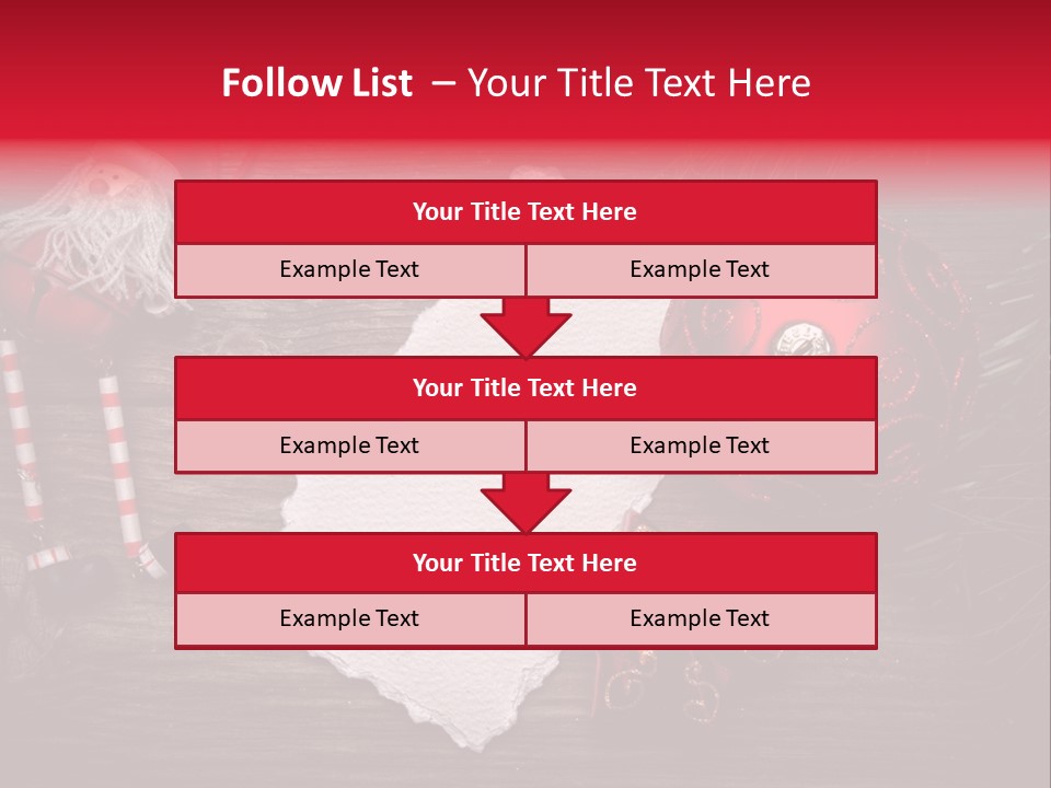 Celebration Xmas Message PowerPoint Template