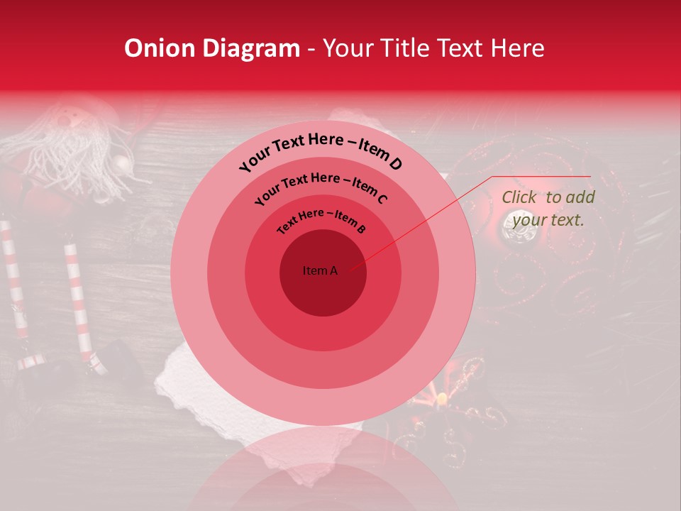 Celebration Xmas Message PowerPoint Template