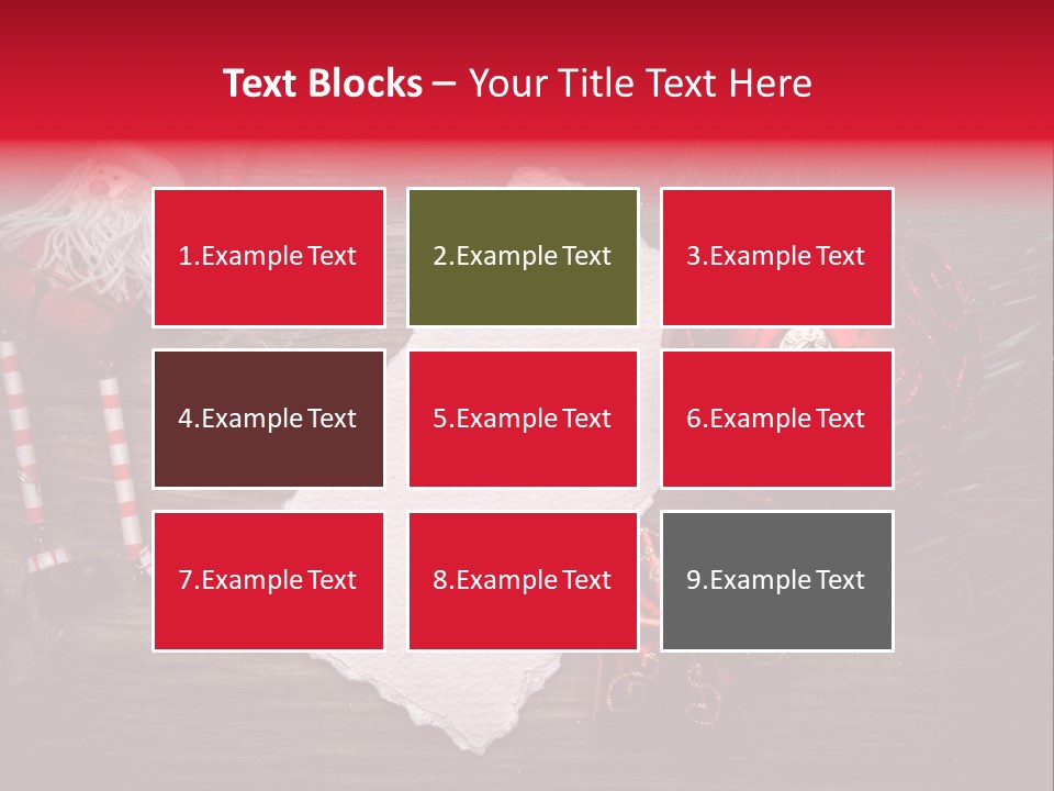 Celebration Xmas Message PowerPoint Template