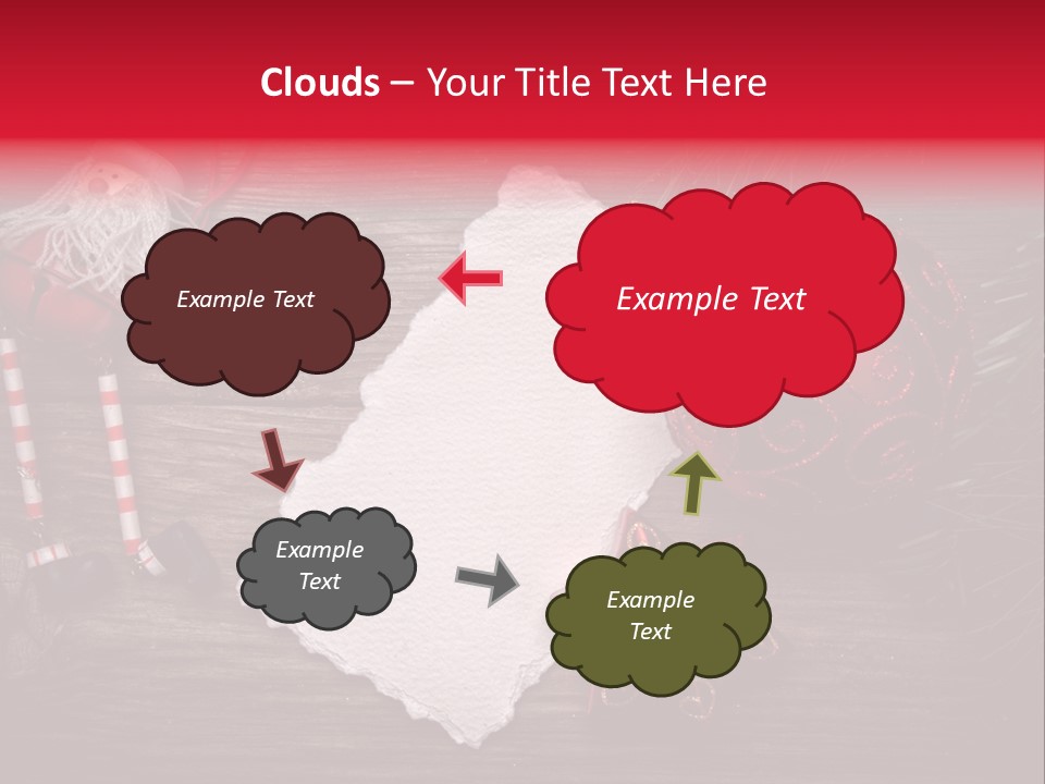 Celebration Xmas Message PowerPoint Template