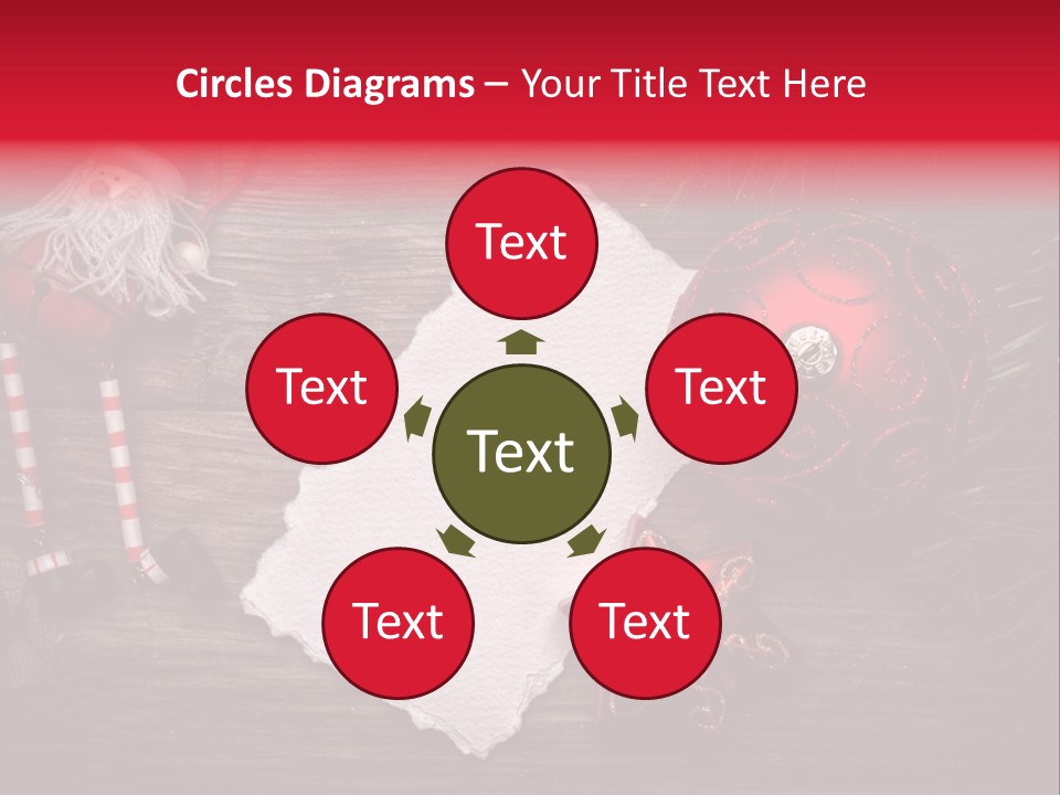 Celebration Xmas Message PowerPoint Template