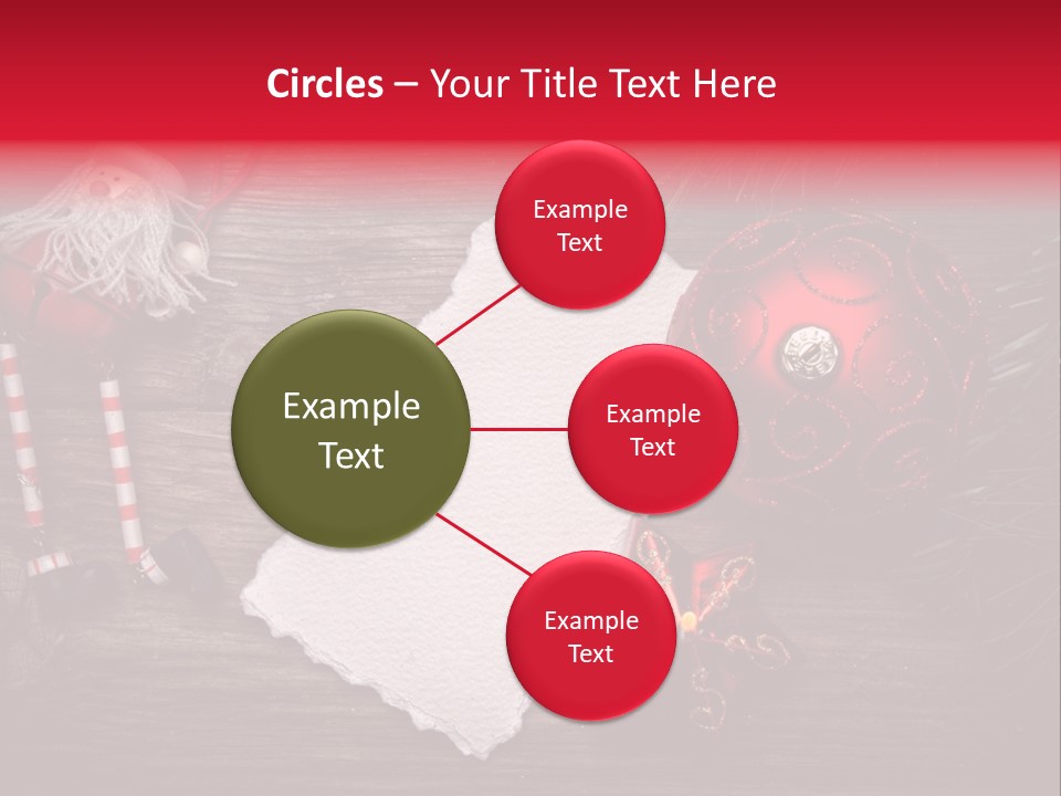 Celebration Xmas Message PowerPoint Template