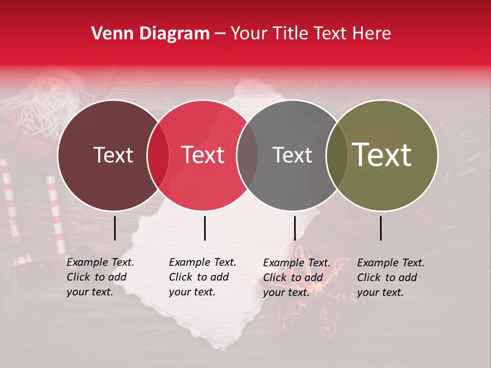 Celebration Xmas Message PowerPoint Template