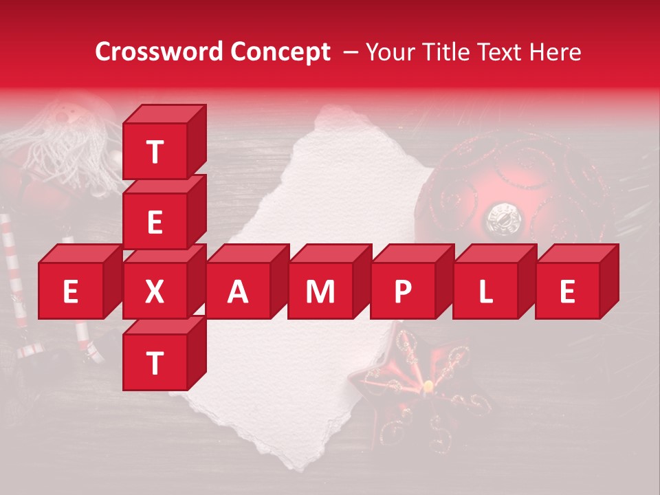 Celebration Xmas Message PowerPoint Template