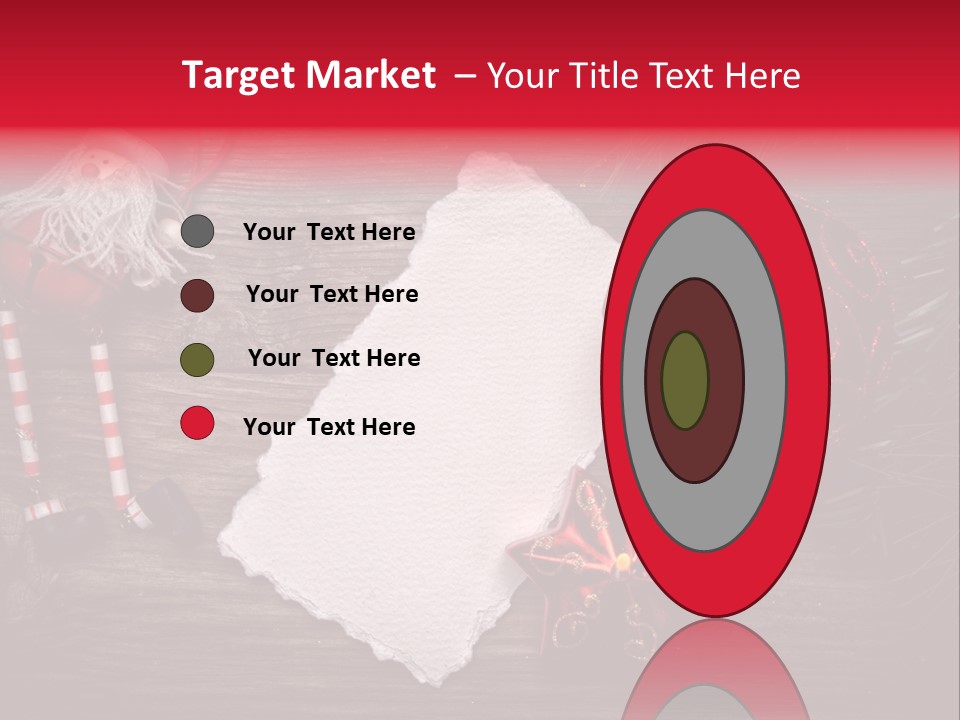 Celebration Xmas Message PowerPoint Template