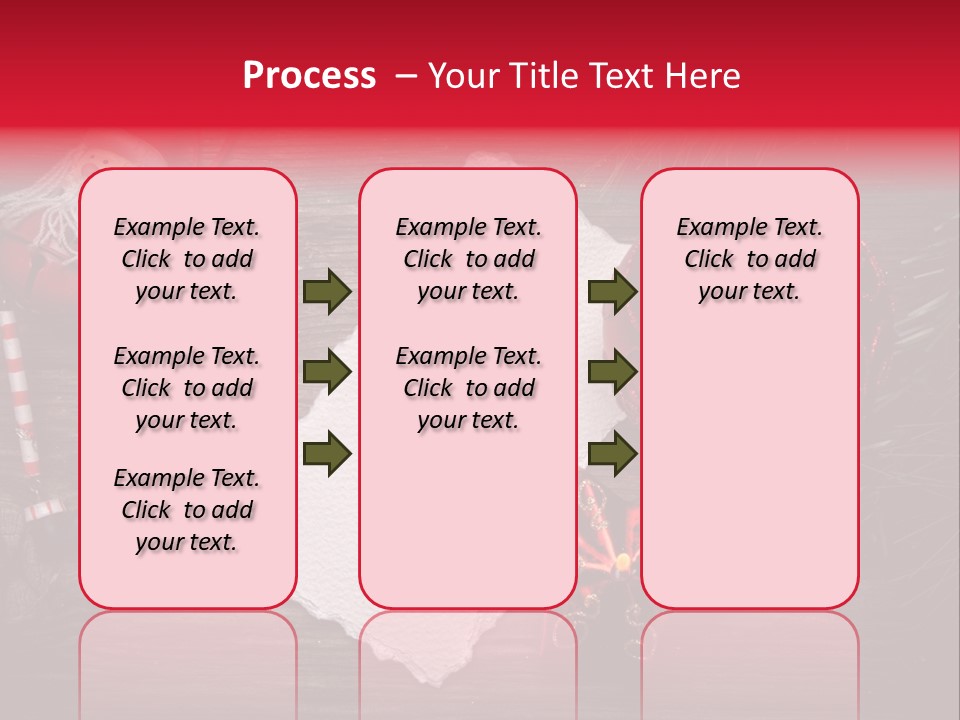 Celebration Xmas Message PowerPoint Template