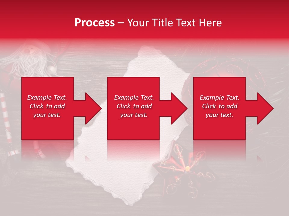 Celebration Xmas Message PowerPoint Template