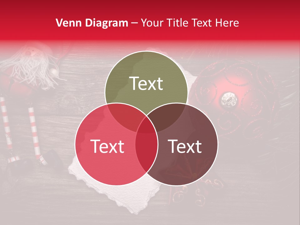 Celebration Xmas Message PowerPoint Template