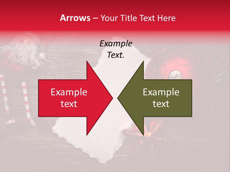 Celebration Xmas Message PowerPoint Template