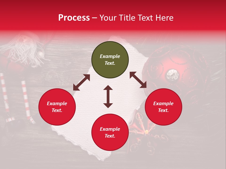 Celebration Xmas Message PowerPoint Template