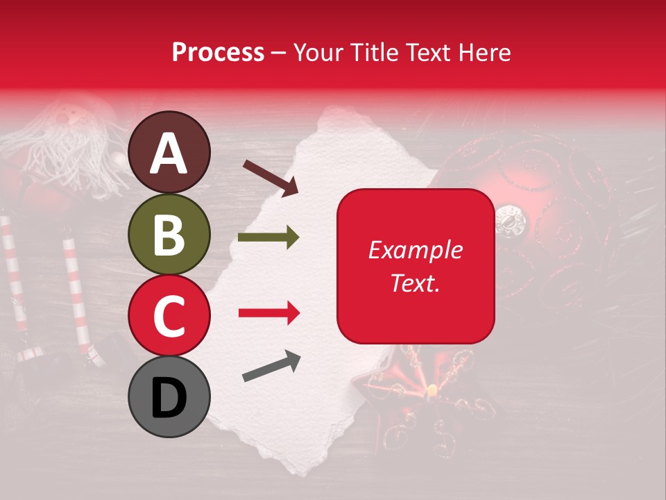 Celebration Xmas Message PowerPoint Template