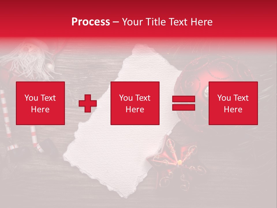 Celebration Xmas Message PowerPoint Template