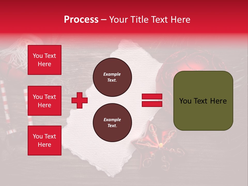 Celebration Xmas Message PowerPoint Template