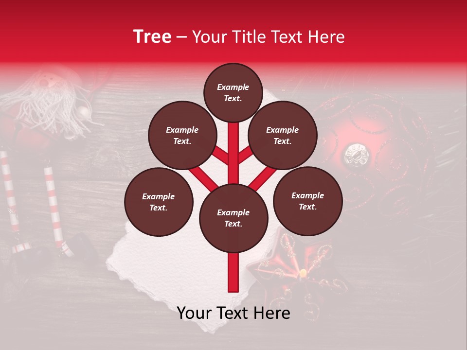 Celebration Xmas Message PowerPoint Template