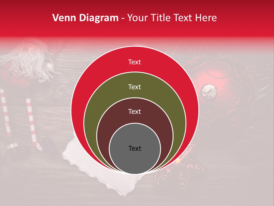 Celebration Xmas Message PowerPoint Template