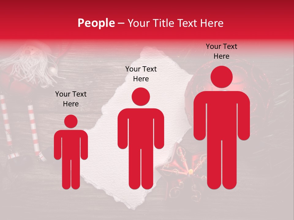 Celebration Xmas Message PowerPoint Template