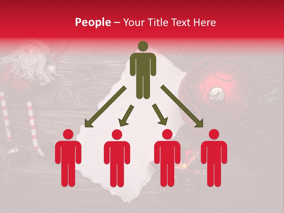 Celebration Xmas Message PowerPoint Template